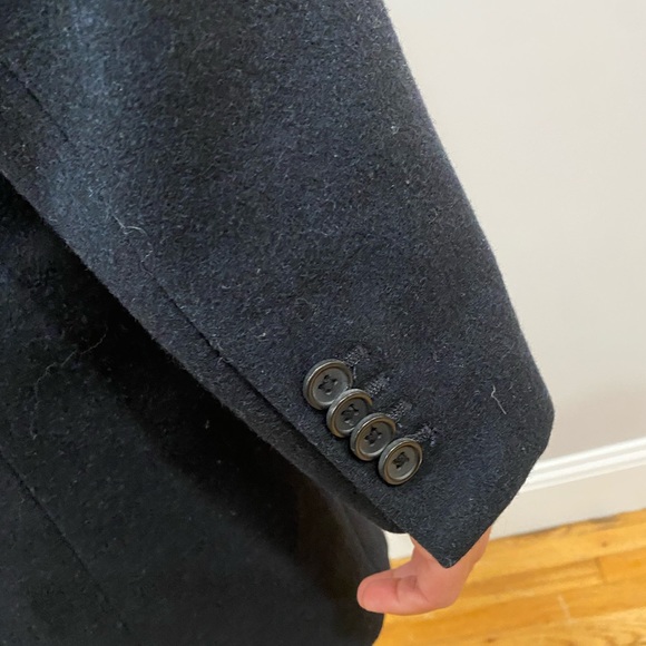 Banana republic men’s overcoat size large - Picture 2 of 4